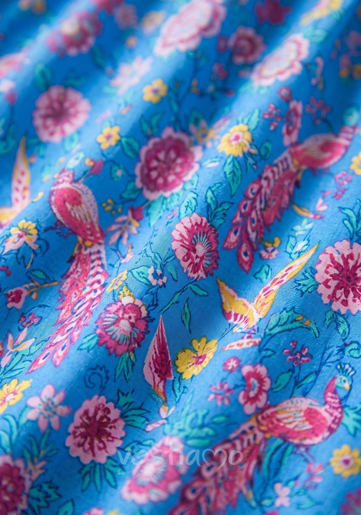vestido-longo-dolce-sole-azul-tecido