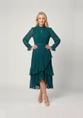 Vestido Plissado Boemy Verde